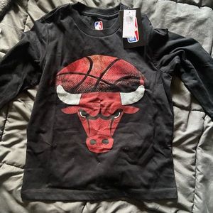 Boys long sleeve Chicago bulls shirt